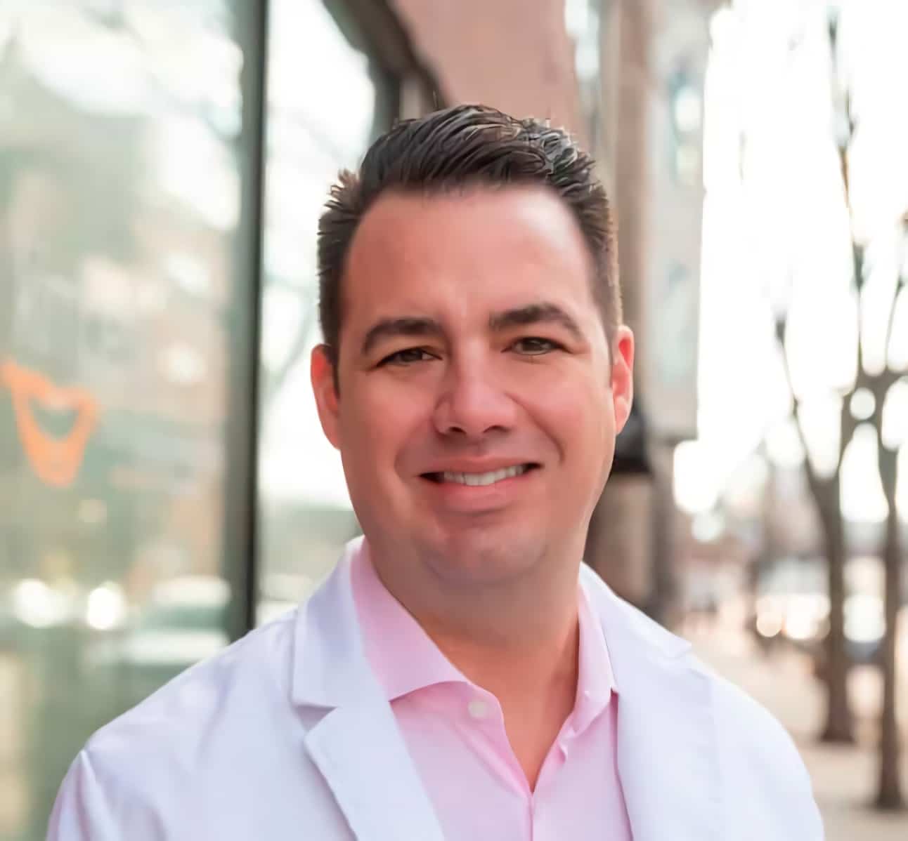Photograph of Dr. Paul Anast, our esteemed Chicago dentist, showcasing a warm and friendly smile, reflecting his commitment to patient care.